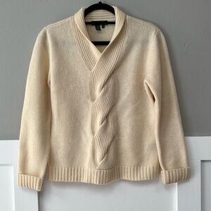 Lauren Ralph Lauren Cream Cable Knit Sweater